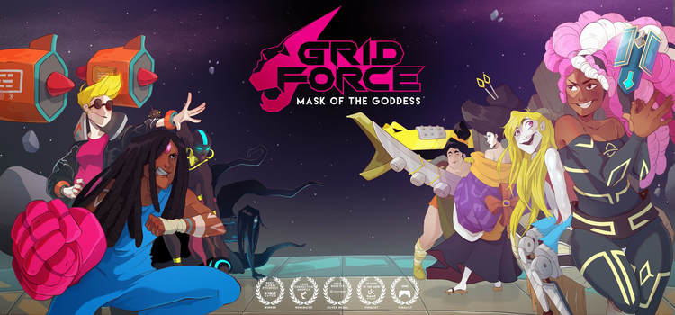 Фото - Тактический ролевой экшен в стиле bullet hell Grid Force — Mask of the Goddess выйдет на следующей неделе